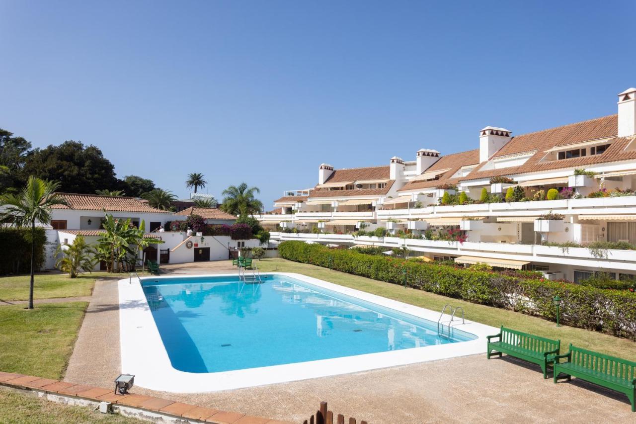 Apartment with private garden 1 Puerto de la Cruz  Buitenkant foto